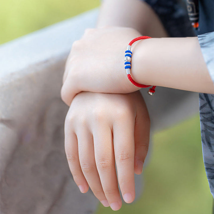 Buddha Stones Red String Chinese Characters Protection Bracelet - image 13
