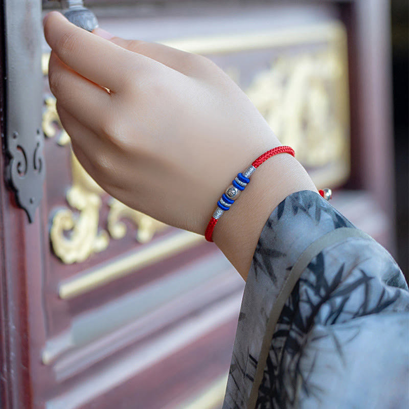 Buddha Stones Red String Chinese Characters Protection Bracelet - image 16
