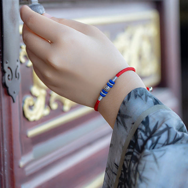 Buddha Stones Red String Chinese Characters Protection Bracelet - image 16