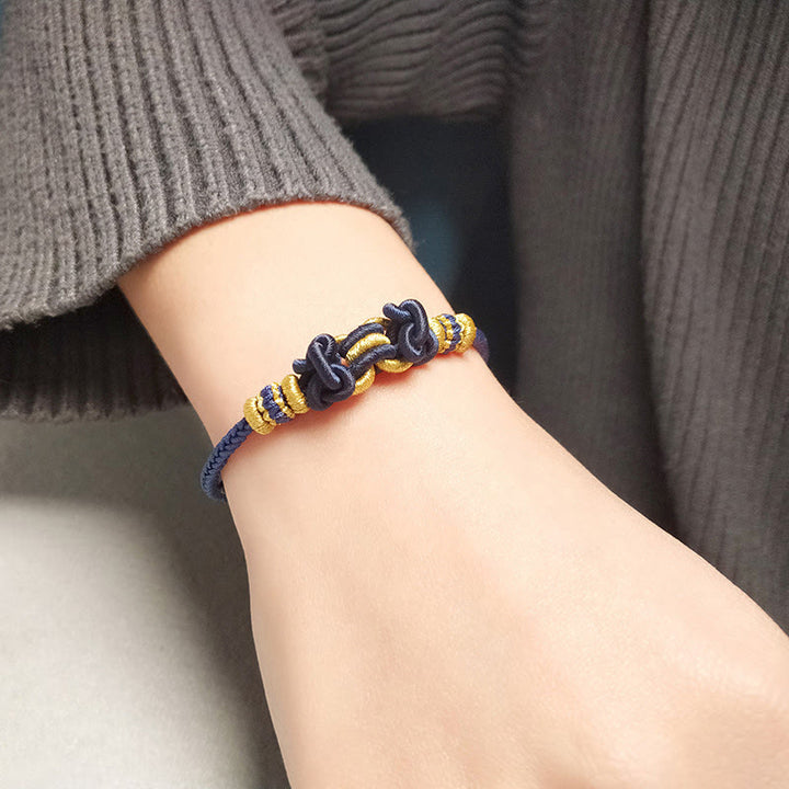 Buddha Stones Red String Saddle Knot Strength Bracelet - image 13