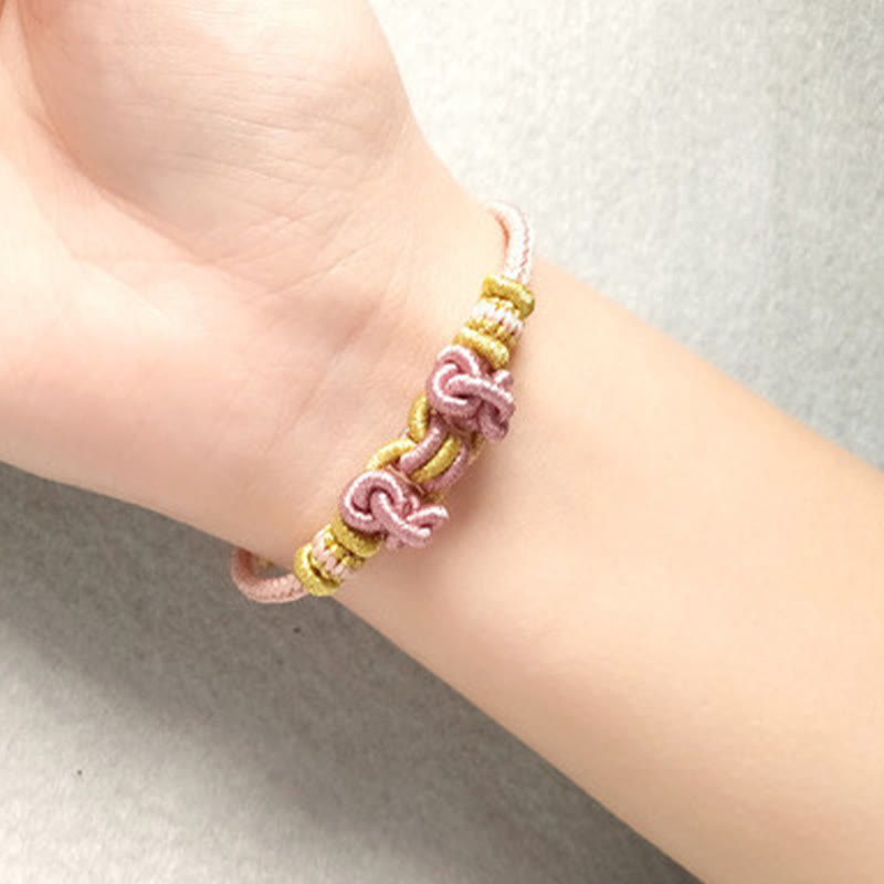 Buddha Stones Red String Saddle Knot Strength Bracelet - image 19
