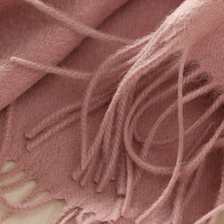 Buddha Stones Wool Shawl Lotus Embroidery Tassel Winter Cozy Travel Scarf Wrap - image 9
