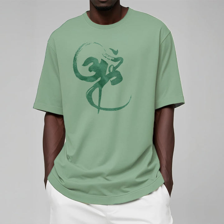 Buddha Stones Om Design Cotton Tee T-shirt - image 18