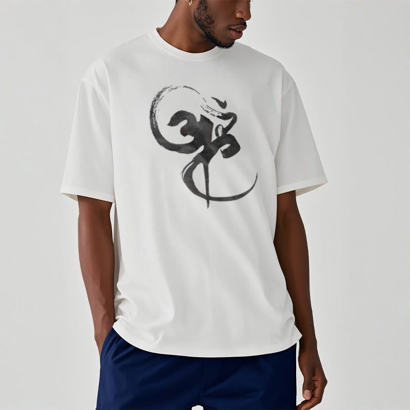 Buddha Stones Om Design Cotton Tee T-shirt - image 7