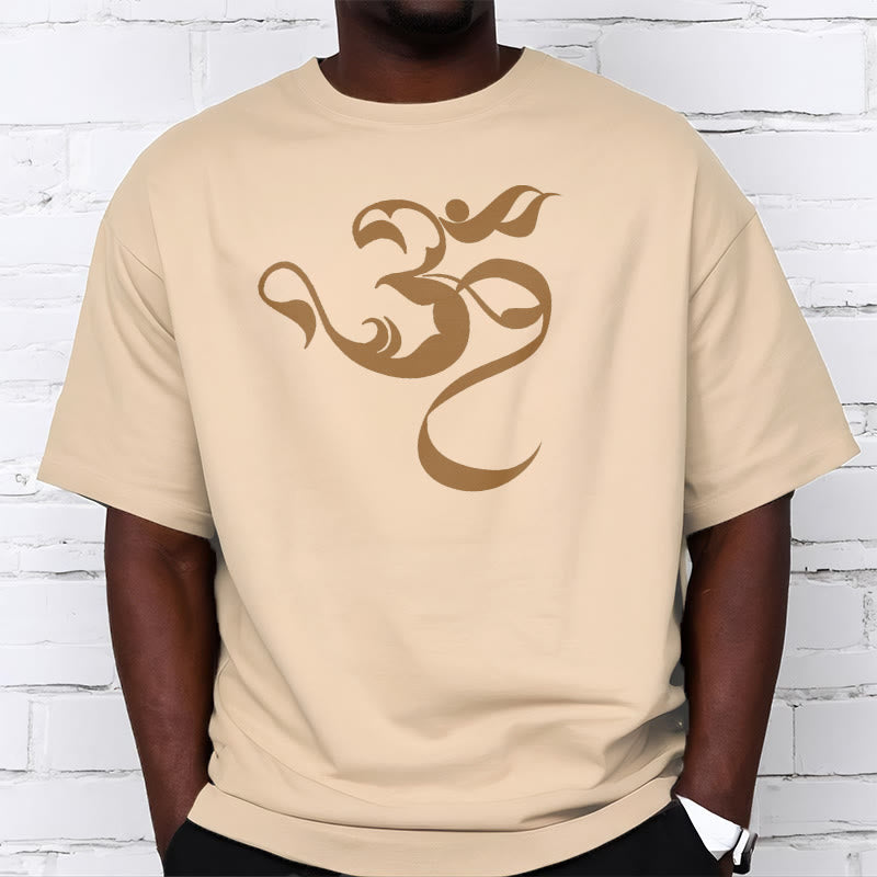 Buddha Stones Om Figure Design Cotton Tee T-shirt - image 12