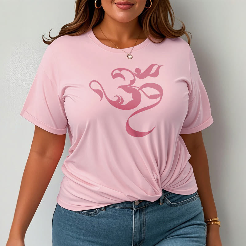 Buddha Stones Om Figure Design Cotton Tee T-shirt - image 16