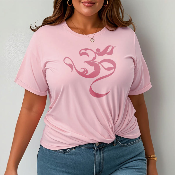 Buddha Stones Om Figure Design Cotton Tee T-shirt - image 16