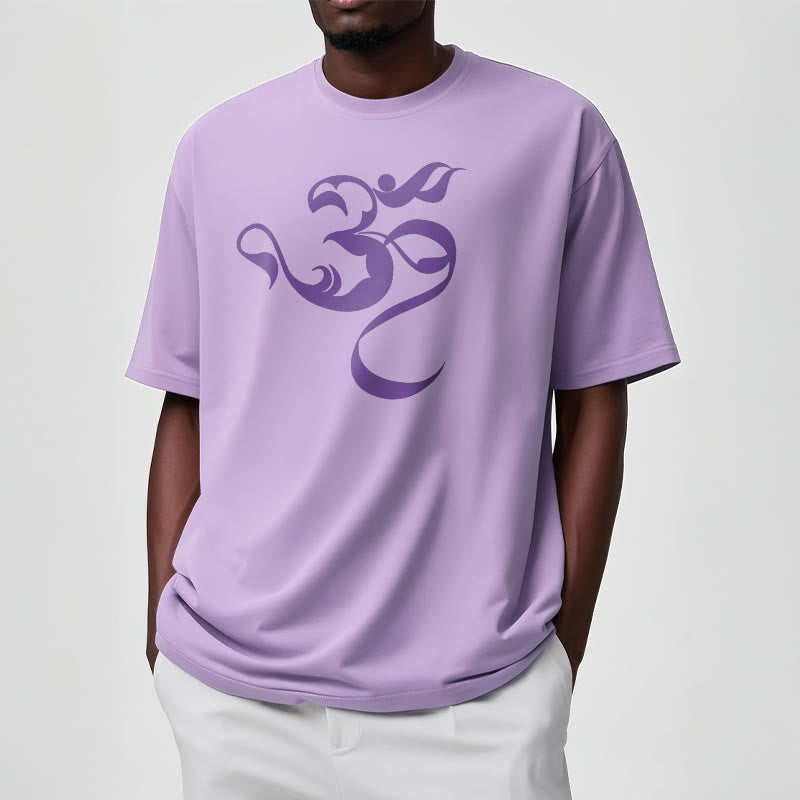 Buddha Stones Om Figure Design Cotton Tee T-shirt - image 14