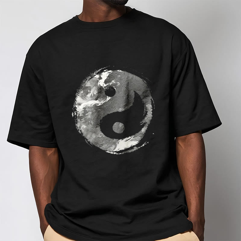 Buddha Stones Yin Yang Cotton Tee T-shirt - image 6