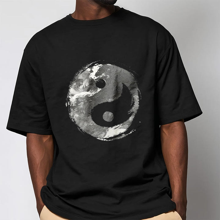Buddha Stones Yin Yang Cotton Tee T-shirt - image 6