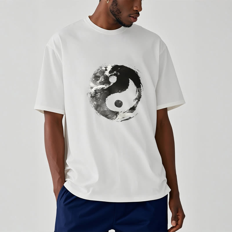 Buddha Stones Yin Yang Cotton Tee T-shirt - image 2