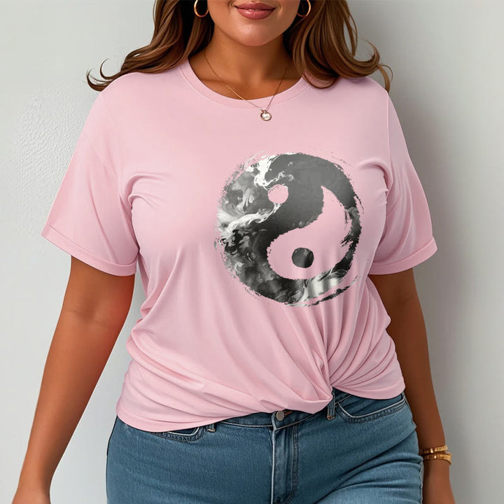 Buddha Stones Yin Yang Cotton Tee T-shirt - image 19