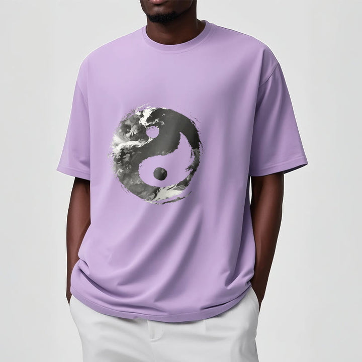 Buddha Stones Yin Yang Cotton Tee T-shirt - image 17
