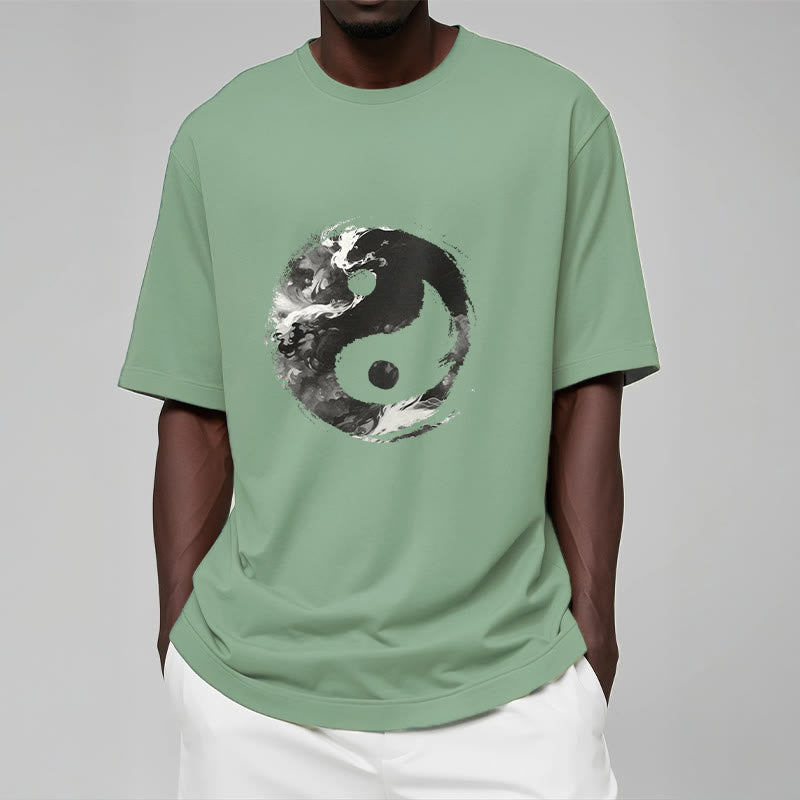 Buddha Stones Yin Yang Cotton Tee T-shirt - image 15