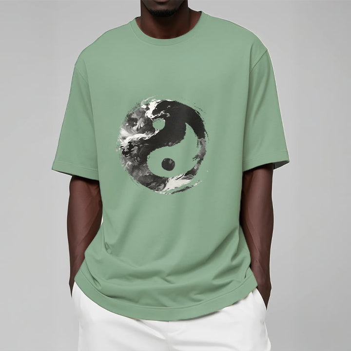 Buddha Stones Yin Yang Cotton Tee T-shirt - image 15