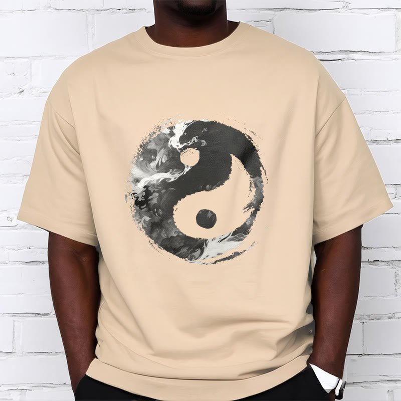 Buddha Stones Yin Yang Cotton Tee T-shirt - image 13
