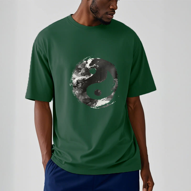 Buddha Stones Yin Yang Cotton Tee T-shirt - image 9