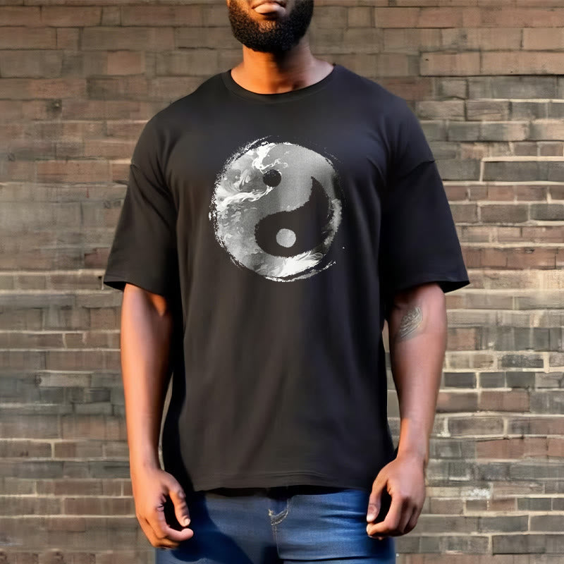 Buddha Stones Yin Yang Cotton Tee T-shirt - image 7