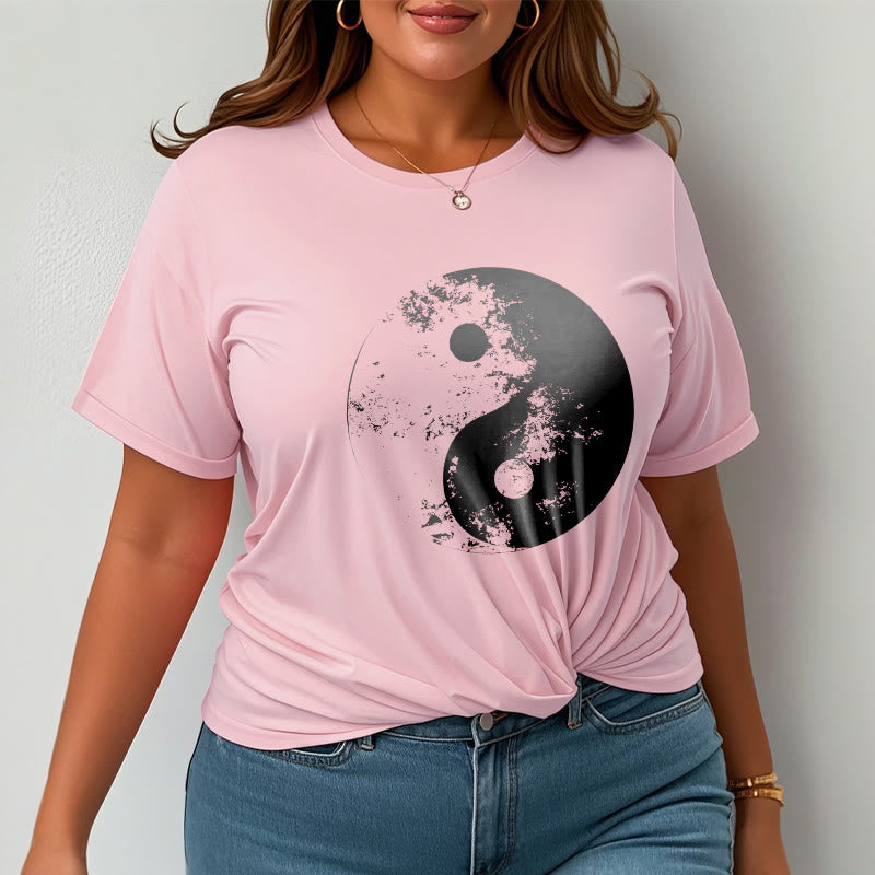 Buddha Stones Yin Yang Tai Chi Pattern Cotton Tee T-shirt - image 19