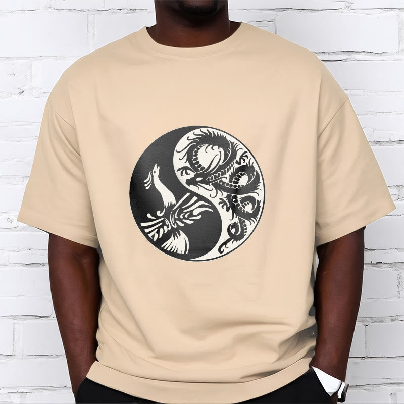Buddha Stones Phoenix Yin Yang Cotton Tee T-shirt - image 13