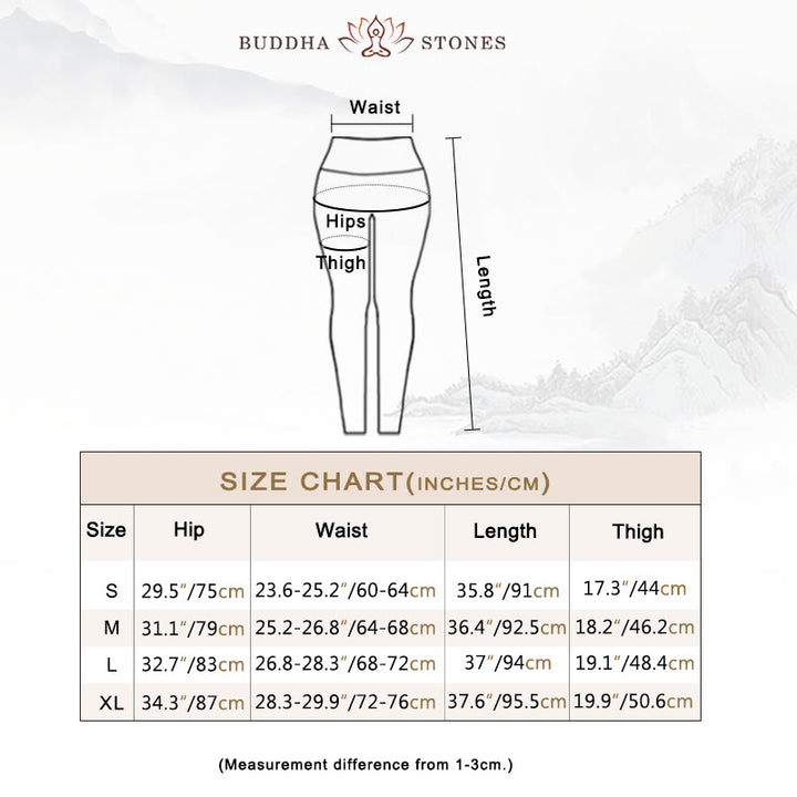 Buddha Stones Rose Peony Flower Print Design Sports Fitness Yoga Leggings Women's Yoga Pants - image 7