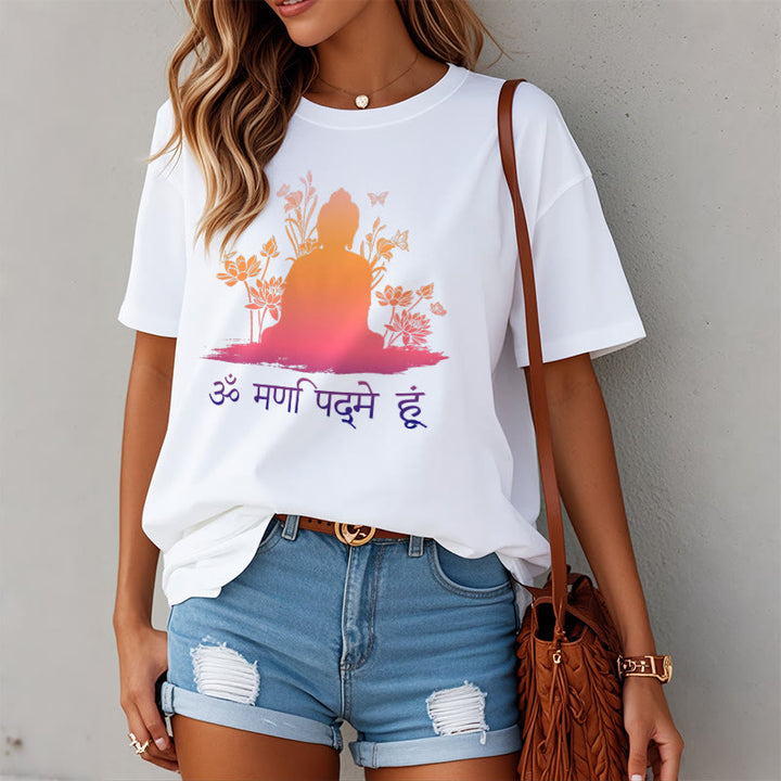 Buddha Stones Sanskrit OM NAMAH SHIVAYA Tee T-shirt - image 1