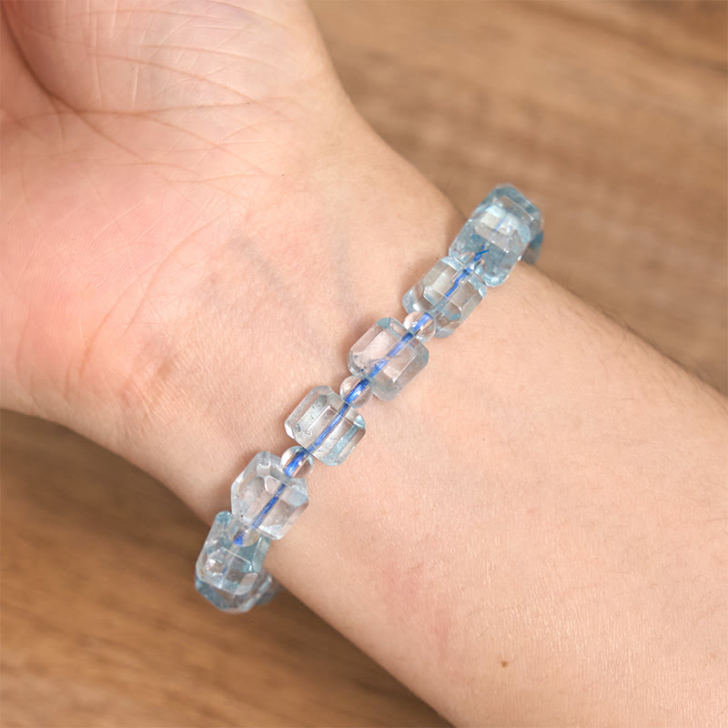 Buddha Stones Blue Topaz Clarity Bracelet - image 2