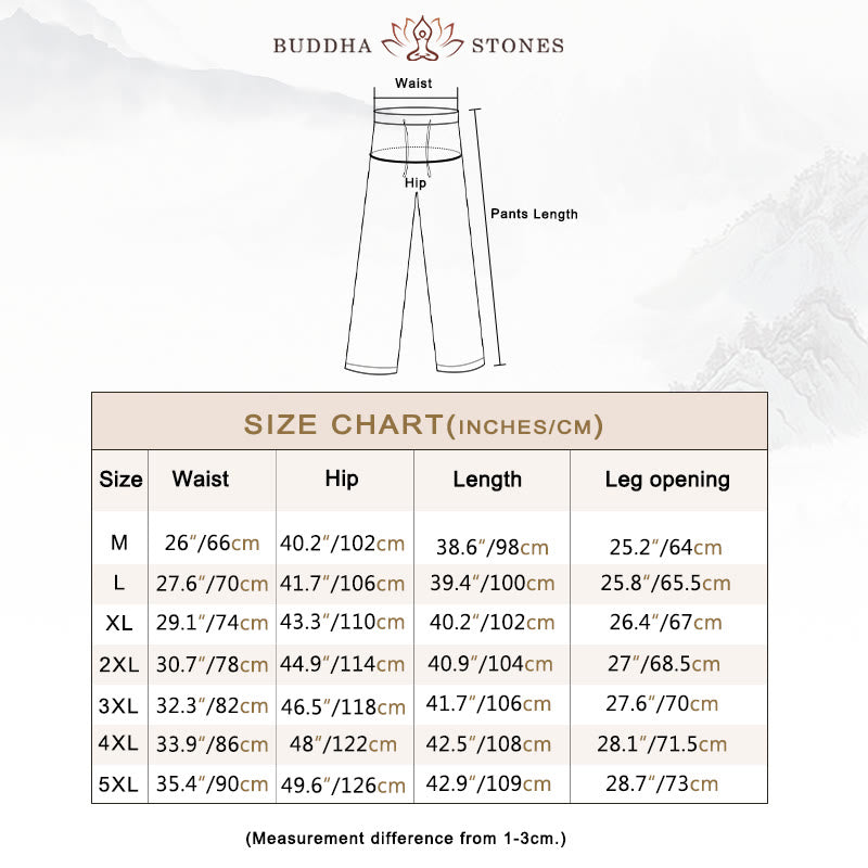 Buddha Stones 2Pcs Solid Color Cotton Button Short Sleeve T-shirt Pants Men's Set - image 5