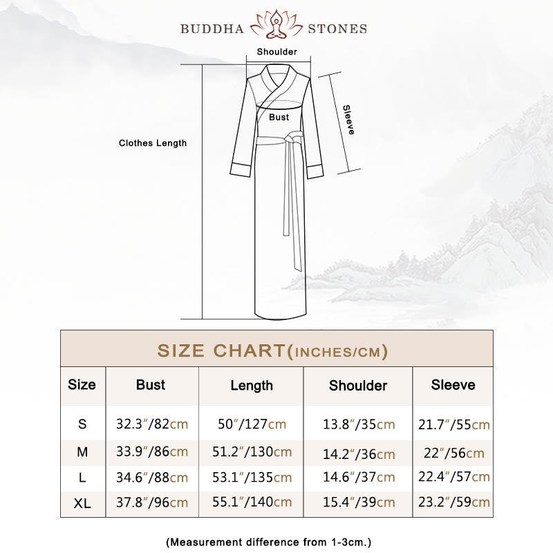 Buddha Stones Tibetan Dress Clothing Lhasa Long Wrap Dress Maxi Dress Women Clothing - image 5