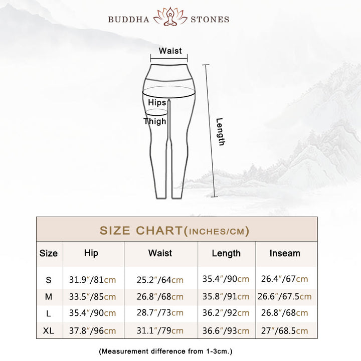 Buddha Stones Rose Lines Tiger Leopard Print Sports Fitness High Waist Leggings Women's Yoga Pants With Pockets - image 5