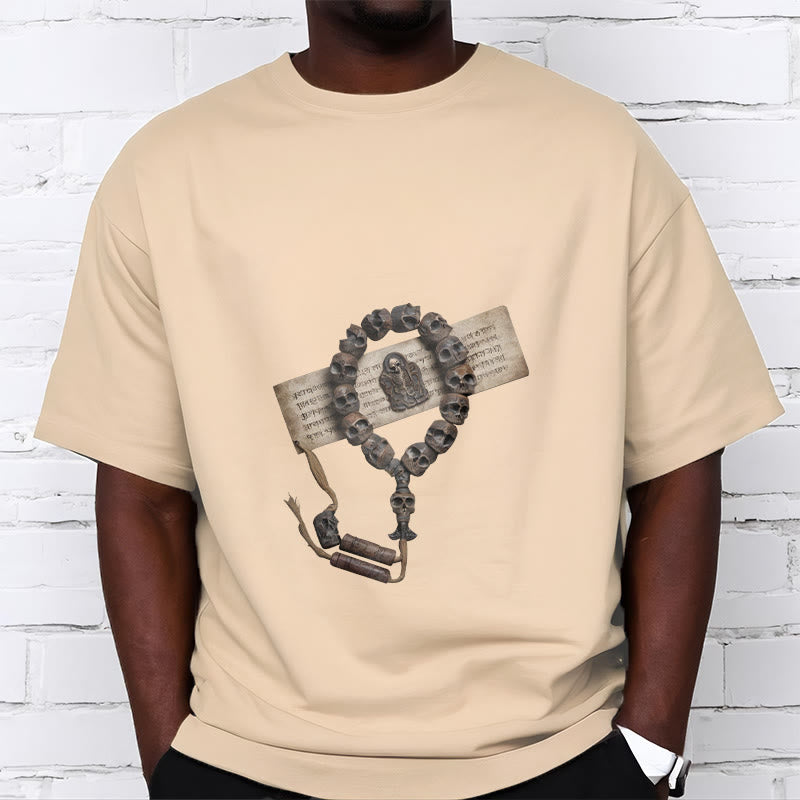 Buddha Stones Tibetan The Lord Of The Corpse Forest Beads Pattern Tee T-shirt - image 20