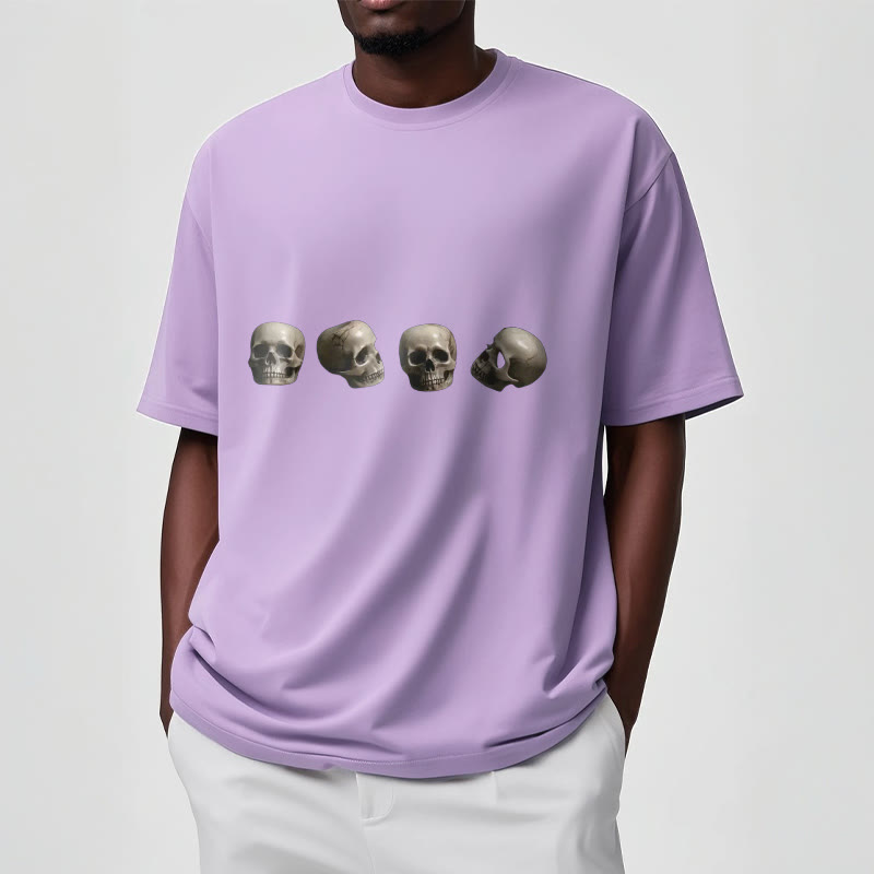 Buddha Stones Tibetan The Lord Of The Corpse Forest Skulls Pattern Tee T-shirt - image 18