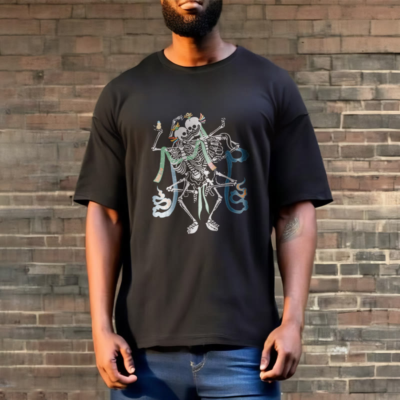 Buddha Stones Tibetan The Lord Of The Corpse Forest Design Tee T-shirt - image 2