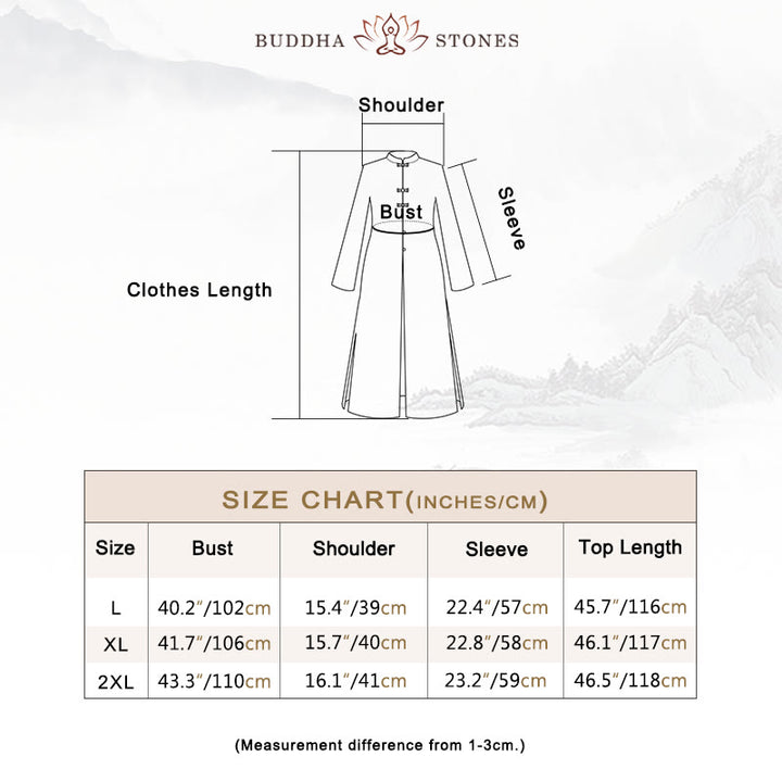 Buddha Stones 2Pcs Chinese Frog Button Design Zen Tai Chi Meditation Clothing Top Pants Women's Set - image 5