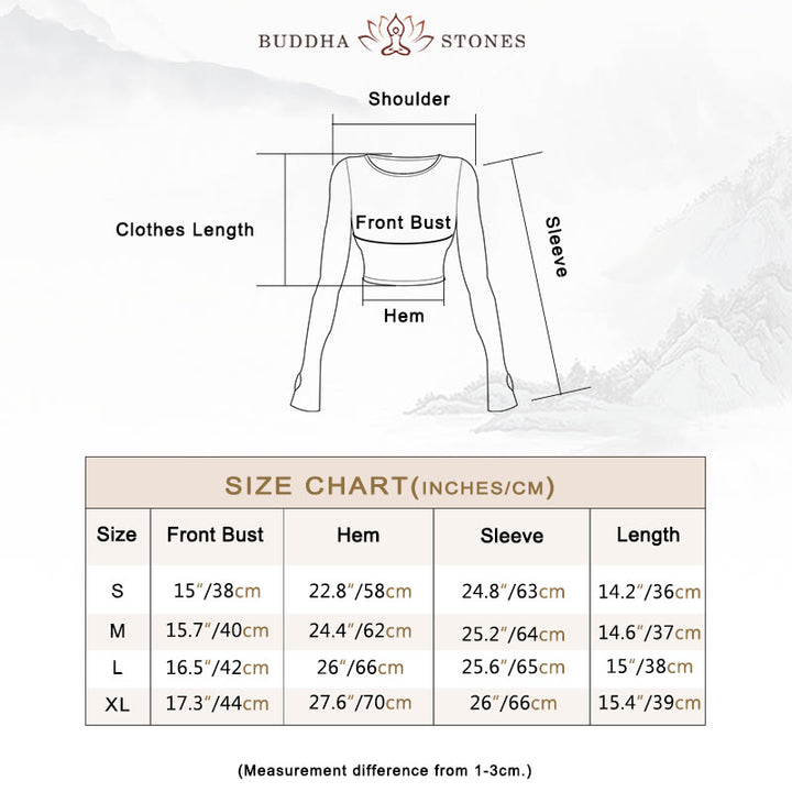 Buddha Stones Women Workout Long Sleeve Crisscross Backless Top Tee Leggings Sports Fitness Yoga Outfit - image 5