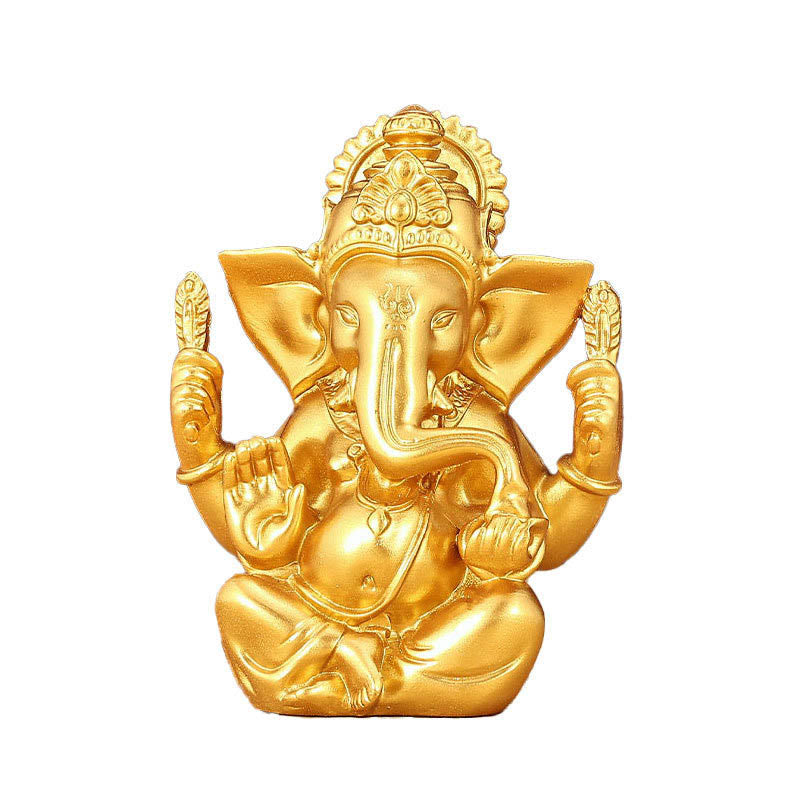 Buddha Stones Ganesh Ganpati Elephant Statue Transformation Home Resin Decoration - image 9
