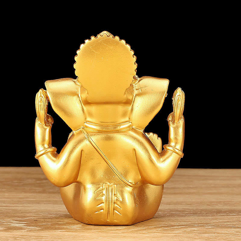 Buddha Stones Ganesh Ganpati Elephant Statue Transformation Home Resin Decoration - image 6