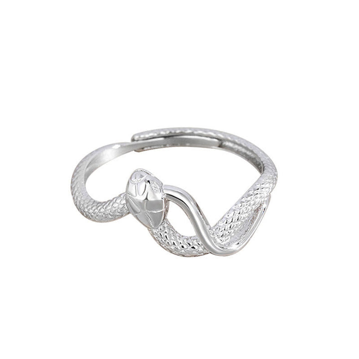 Buddha Stones 925 Sterling Silver Year Of The Snake Calm Ring - image 3