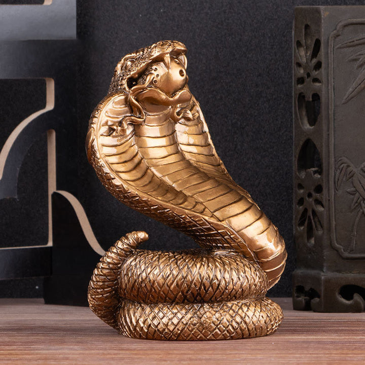 Buddha Stones Year Of The Snake Ingots Copper Coins Ball Wealth Resin Statue Home Decoration - image 11