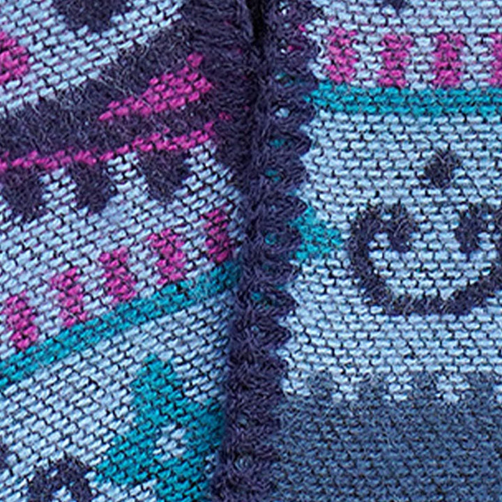 Buddha Stones Tibetan Geometric Horizontal Stripe Flowers Pattern Shawl Fall Winter Warm Soft Scarf Wrap - image 17