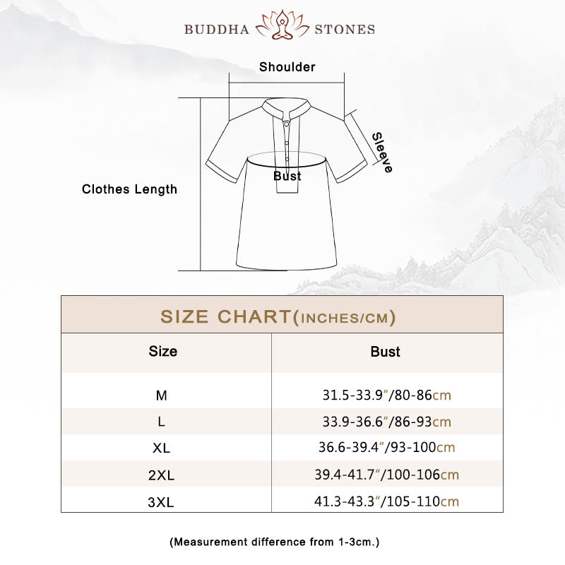 Buddha Stones Spiritual Zen Meditation Prayer Practice Cotton Linen Clothing Men's Set - image 5