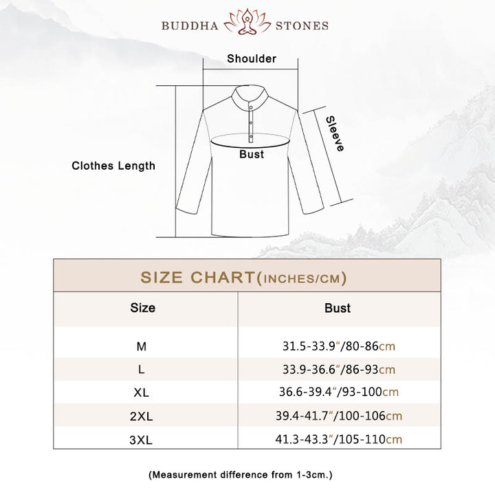 Buddha Stones Meditation Prayer Spiritual Zen Tai Chi Practice Yoga Clothing Men's Set - image 5