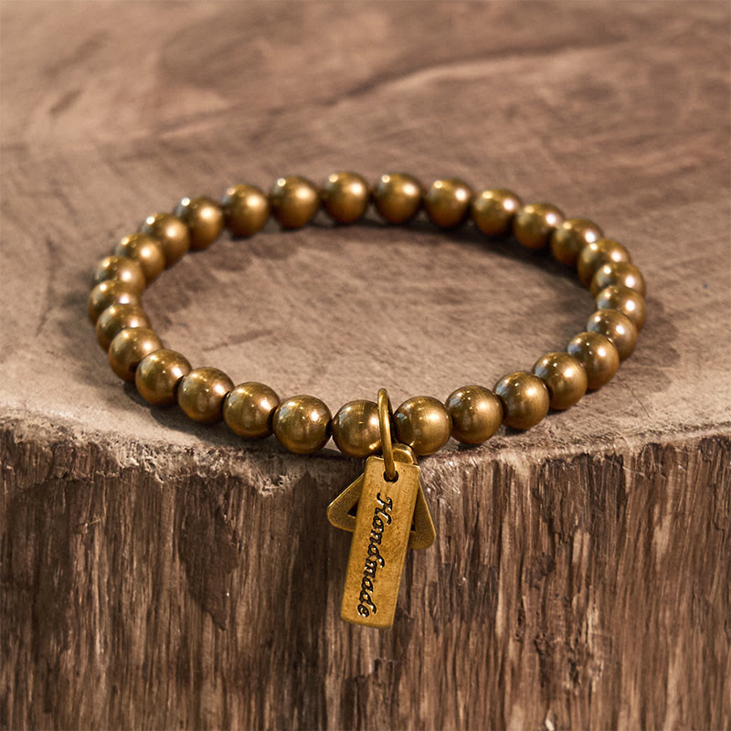 Buddha Stones Copper Beads Balance Bracelet - image 6