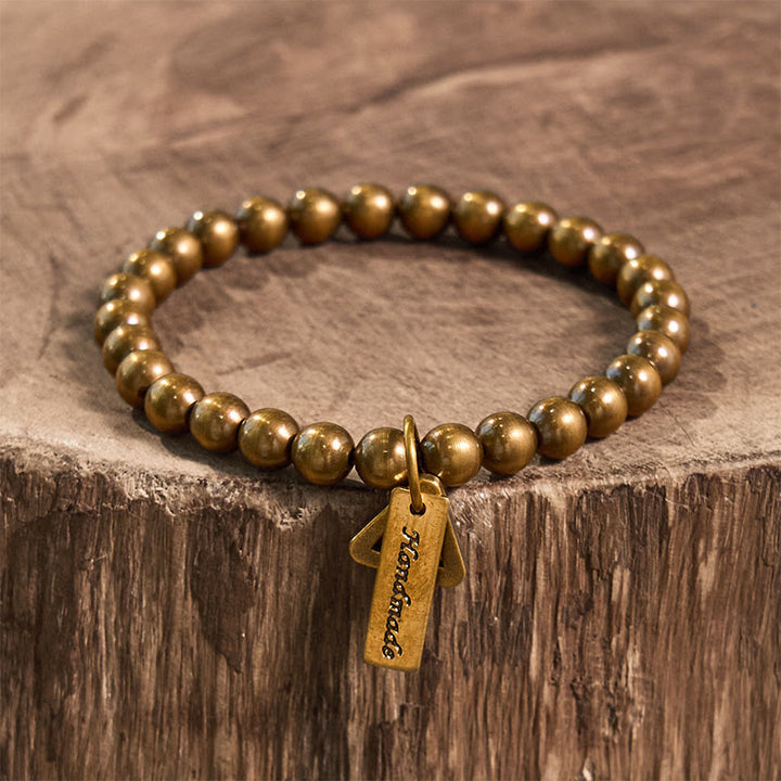Buddha Stones Copper Beads Balance Bracelet - image 6