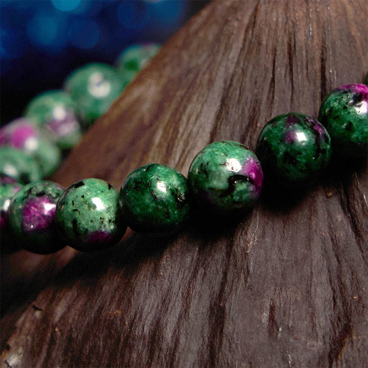 Buddha Stones Ruby Zoisite Connection Bracelet - image 4