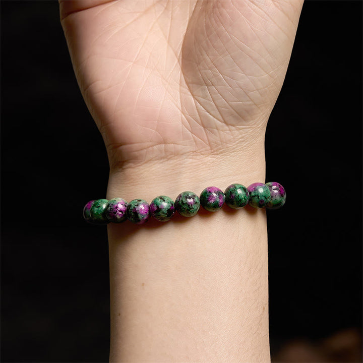 Buddha Stones Ruby Zoisite Connection Bracelet - image 5