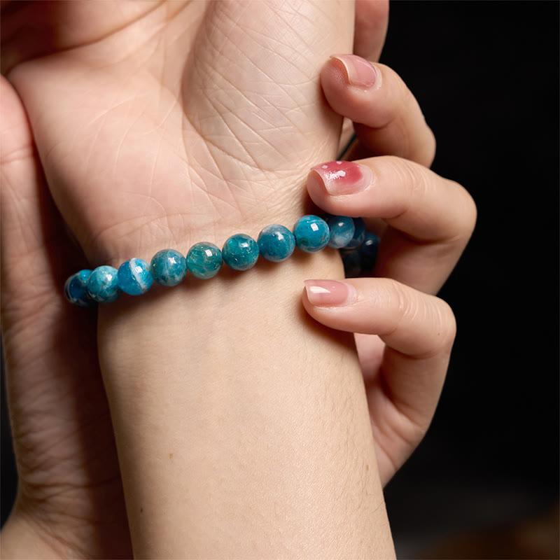 Buddha Stones Apatite Manifestation Bracelet - image 6