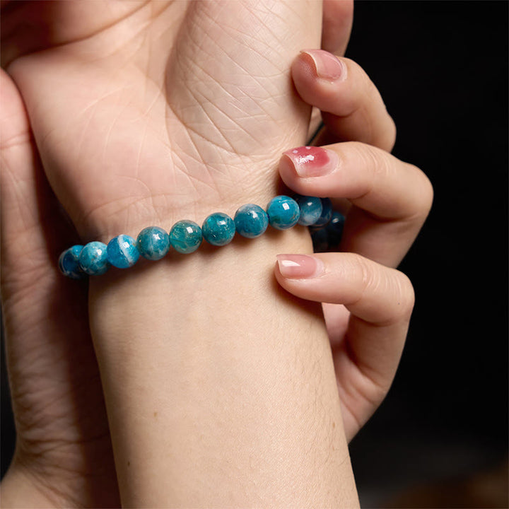 Buddha Stones Apatite Manifestation Bracelet - image 6