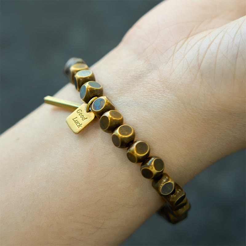Buddha Stones Copper Good Luck Wealth Bracelet - image 6