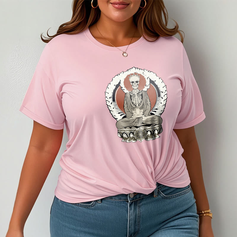 Buddha Stones Skeleton Pattern Tee T-shirt - image 13